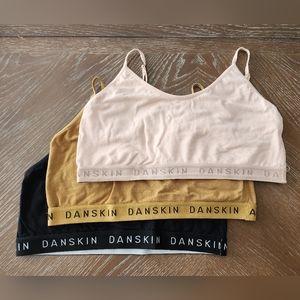 3 Danskin bralettes, XL***